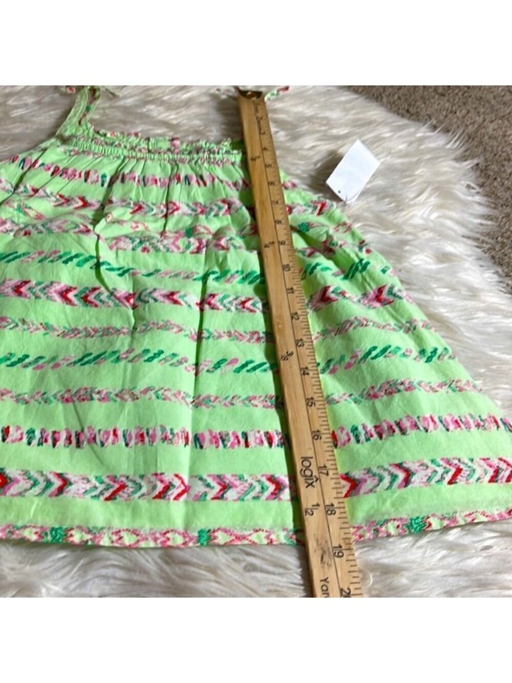 Toughskins Top Girls size Medium sleeveless cotton‎ Tunic Beach summer New - Picture 7 of 8